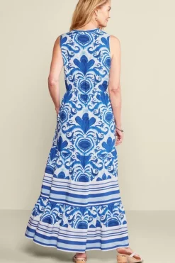 New Soft Surroundings Pari Maxi Dress PerissaScarf