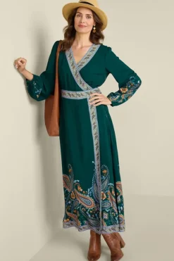 Clearance Soft Surroundings Parry Maxi Dress TuscanScarf