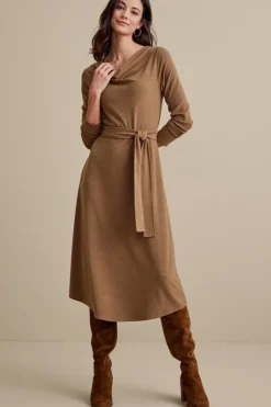 Hot Soft Surroundings Paula Dress CocoaBrown