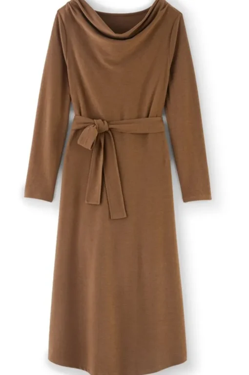 Hot Soft Surroundings Paula Dress CocoaBrown