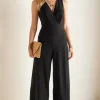 Outlet Soft Surroundings Penelope Jumpsuit Black