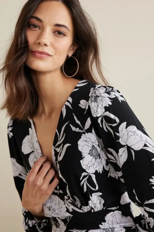 Clearance Soft Surroundings Penelope Long Sleeve Jumpsuit