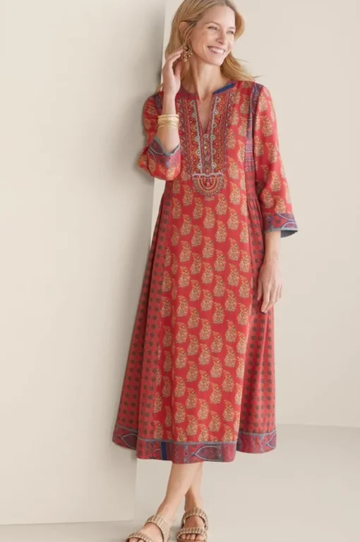Outlet Soft Surroundings Phoenix Dress Red