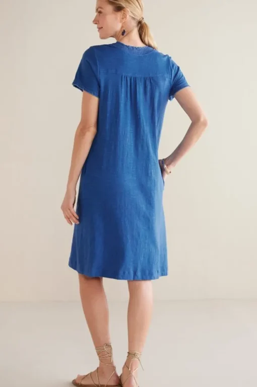 Best Soft Surroundings Presley Short Dress Sapphire