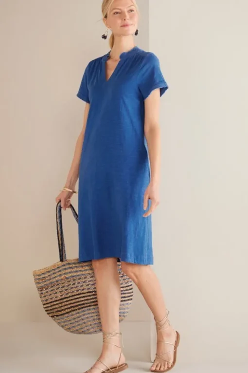 Best Soft Surroundings Presley Short Dress Sapphire
