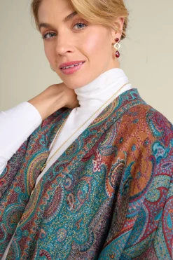 Online Soft Surroundings Rhea Woven Kimono Wrap Multi