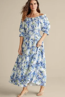 Clearance Soft Surroundings Rosana Maxi Dress Wisteria