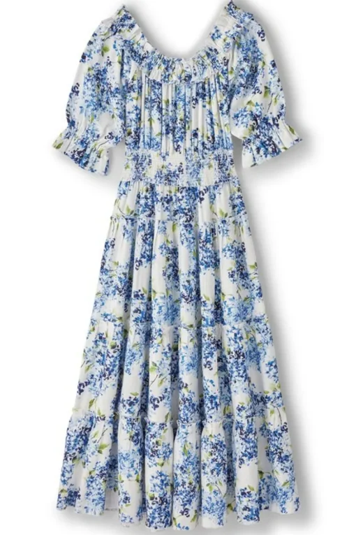 Clearance Soft Surroundings Rosana Maxi Dress Wisteria