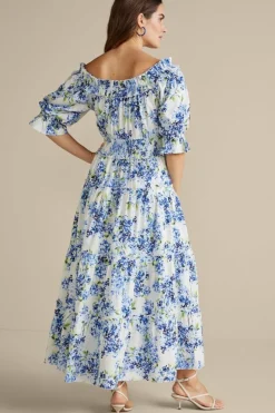 Clearance Soft Surroundings Rosana Maxi Dress Wisteria