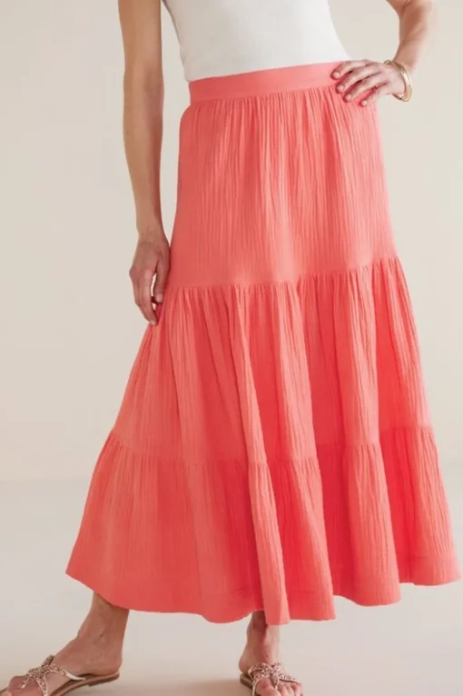 Best Soft Surroundings Ruari Gauze Maxi Skirt