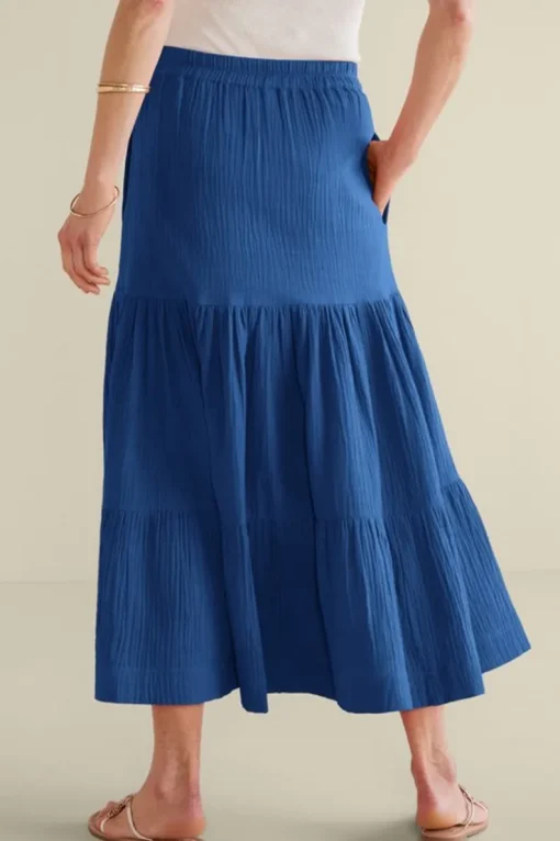 Best Soft Surroundings Ruari Gauze Maxi Skirt