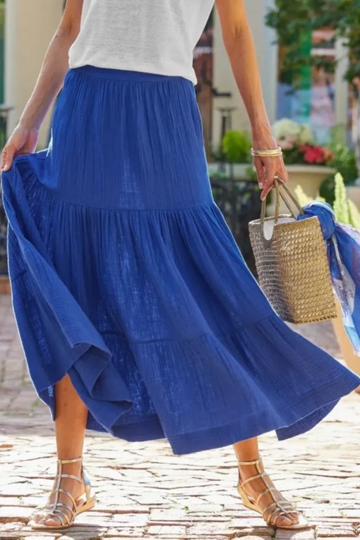 Best Soft Surroundings Ruari Gauze Maxi Skirt