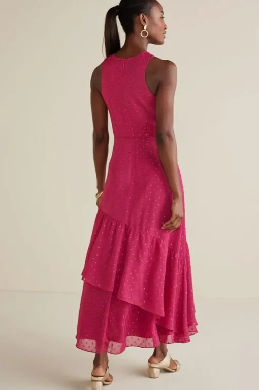Fashion Soft Surroundings Sanna Sparkling Maxi Dress Sangria