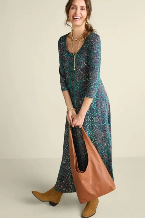 Best Soft Surroundings Santiago 3/4 Sleeve Dress