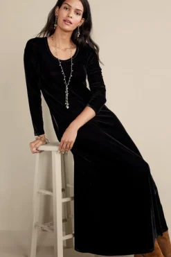Best Soft Surroundings Santiago Stretch Velvet Dress