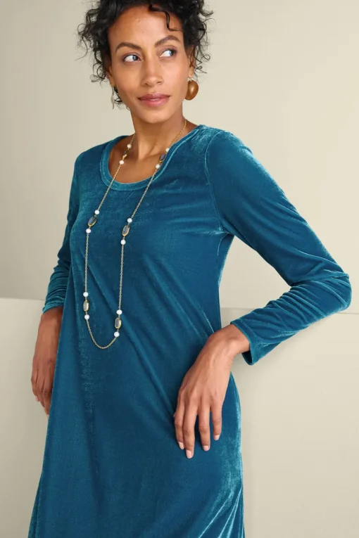 Best Soft Surroundings Santiago Stretch Velvet Dress