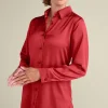 Best Soft Surroundings Satin Boyfriend Shirt
