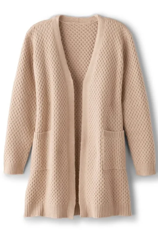 Fashion Soft Surroundings Scarlett Long Cardigan SandMulti