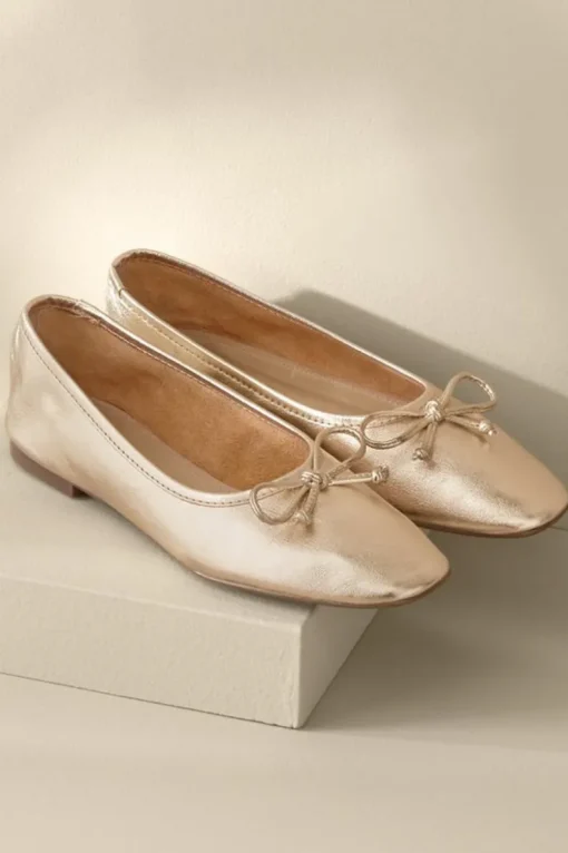 Outlet Soft Surroundings Schutz Arissa Bow Ballet Flat