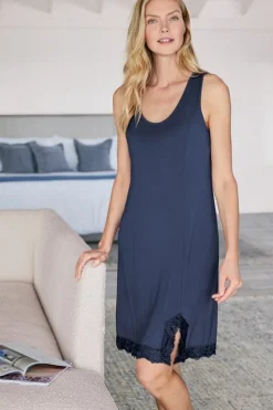 Sale Soft Surroundings Serenity Bamboo Shelf Bra Sleep Dress