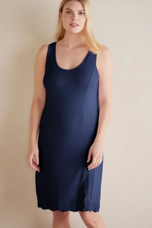 Sale Soft Surroundings Serenity Bamboo Shelf Bra Sleep Dress