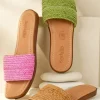 Online Soft Surroundings Seychelles Palms Perfection Woven Slide