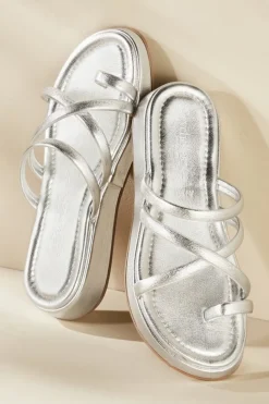 Discount Soft Surroundings Seychelles Rule The World Strappy Slide