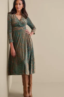 Discount Soft Surroundings Shae Dress MultiAnimal