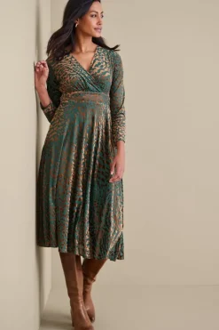 Discount Soft Surroundings Shae Dress MultiAnimal