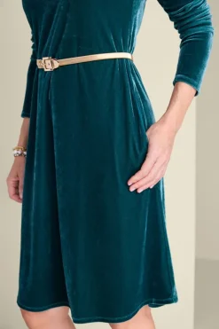Hot Soft Surroundings Short Santiago Velvet Dress