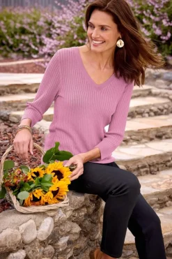 Outlet Soft Surroundings Soft Essential Ribbed Linnie Sweater