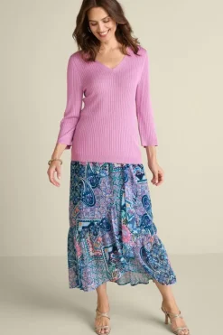 Outlet Soft Surroundings Soft Essential Ribbed Linnie Sweater