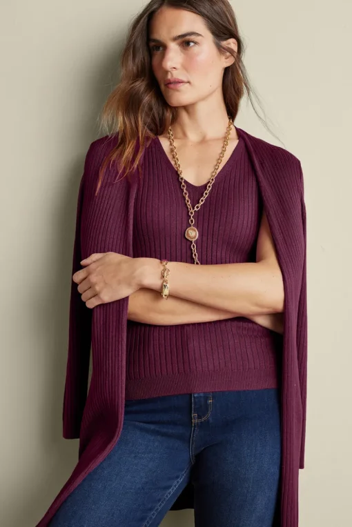 Clearance Soft Surroundings Soft Essential Ribbed Sweater Tank