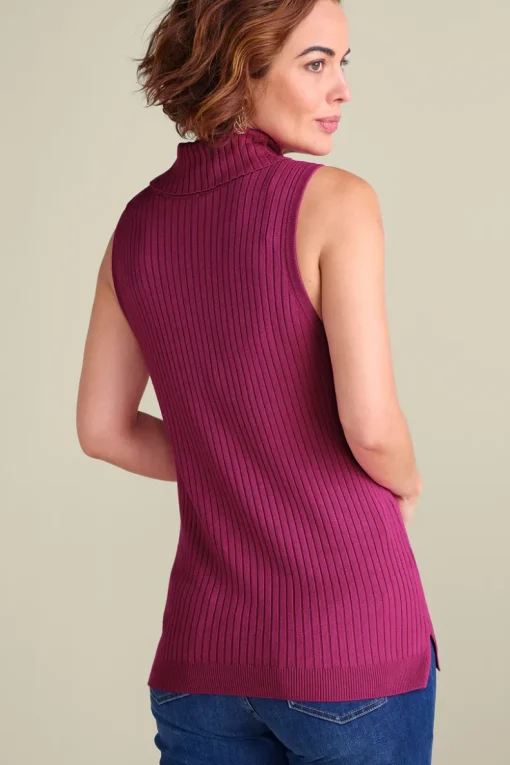 Outlet Soft Surroundings Soft Essential Ribbed Turtleneck Tank