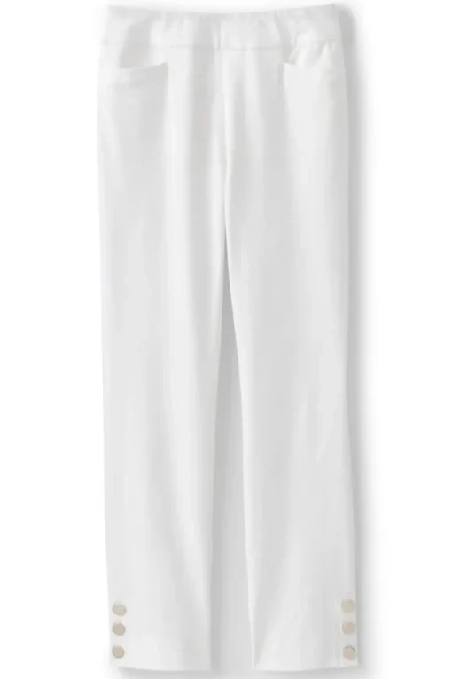 Online Soft Surroundings Soft Essential Superla Slim Leg Crop Pants
