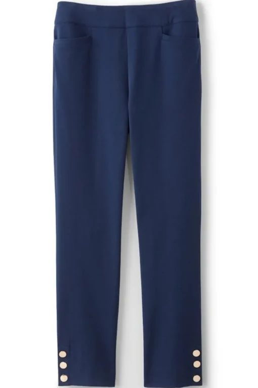Online Soft Surroundings Soft Essential Superla Slim Leg Crop Pants