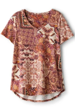 Outlet Soft Surroundings Soft Essential Supima Isabel Short Sleeve Tunic