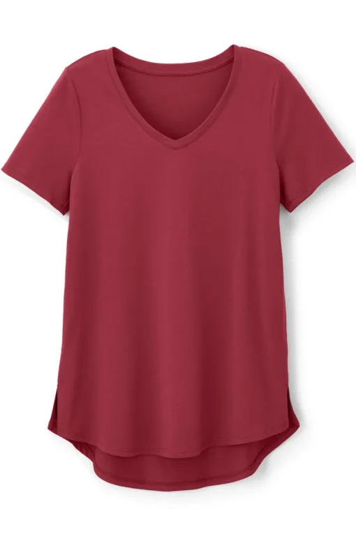 Outlet Soft Surroundings Soft Essential Supima Isabel Short Sleeve Tunic