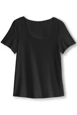 New Soft Surroundings Soft Essential Supima Short Sleeve Tee