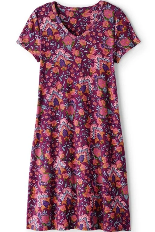 Fashion Soft Surroundings Soft Essential Supima T-Shirt Dress