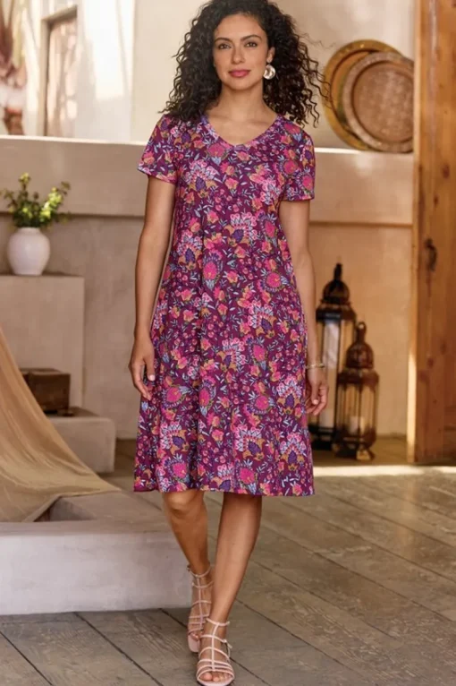 Fashion Soft Surroundings Soft Essential Supima T-Shirt Dress