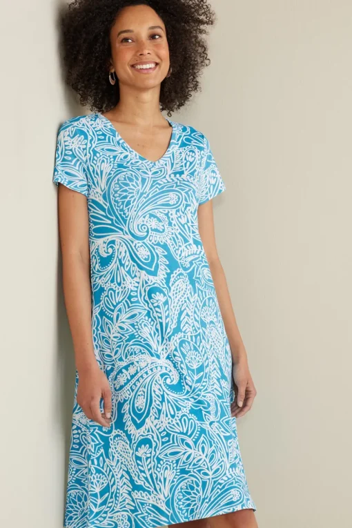 Fashion Soft Surroundings Soft Essential Supima T-Shirt Dress