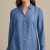 Best Soft Surroundings Sonnet Tencel™ Shirt Chambray