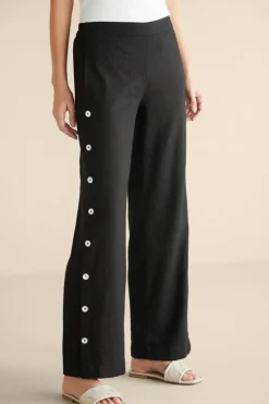 Clearance Soft Surroundings Sonoma Linen Blend Wide Leg Pants