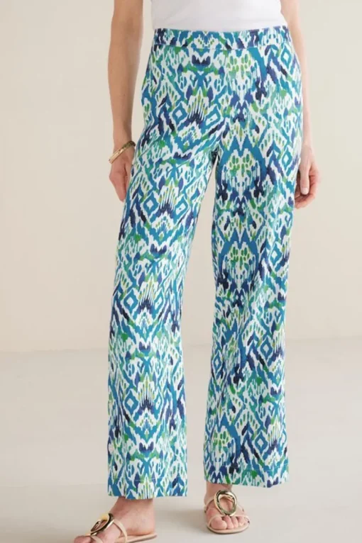 Clearance Soft Surroundings Sonoma Linen Blend Wide Leg Pants