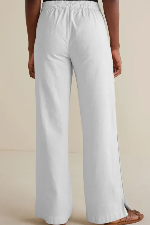 Clearance Soft Surroundings Sonoma Linen Blend Wide Leg Pants