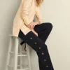Best Soft Surroundings Sorrento French Terry Wide Leg Pants Black