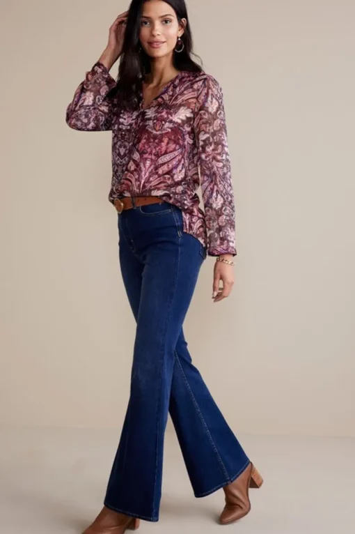 Online Soft Surroundings Tasha Top MultiTapestry