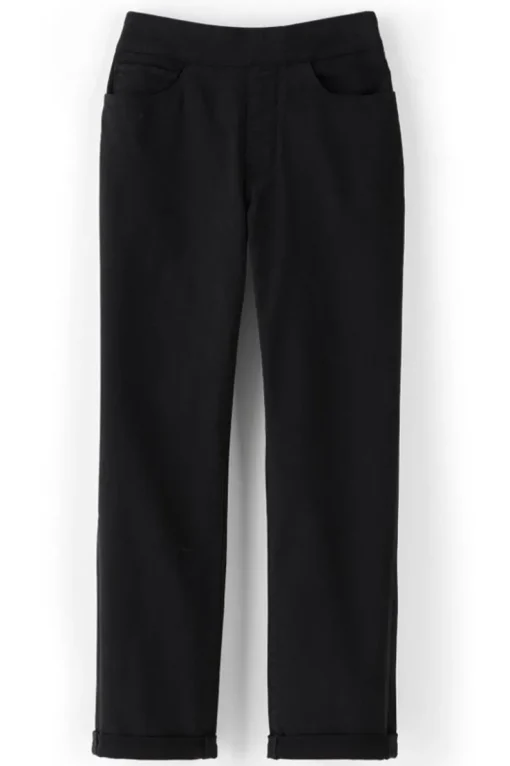 Online Soft Surroundings The Ultimate Denim Pull-On Crop White