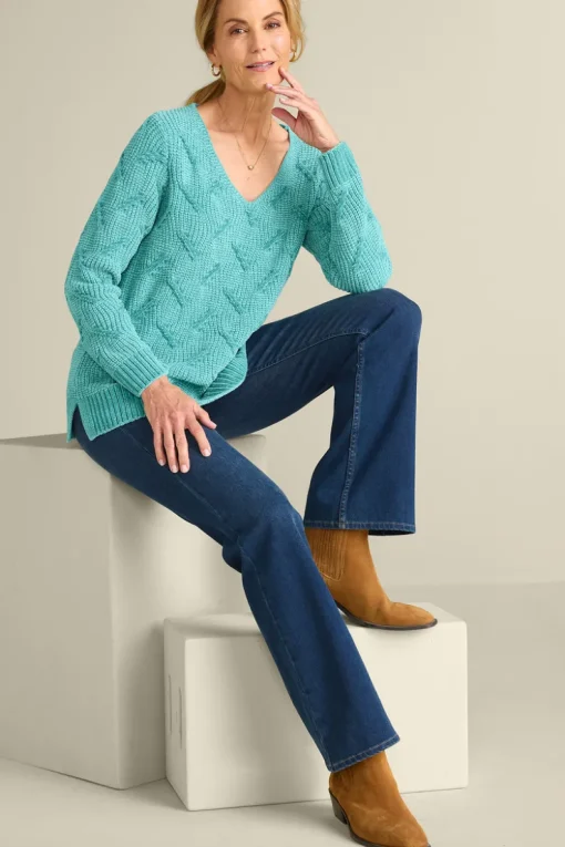 Hot Soft Surroundings Trina Chenille Sweater
